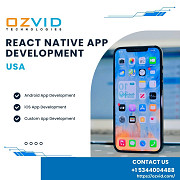Experienced React Native App Development Company in Texas | OZVID Technologies Dallas