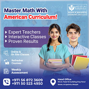 Best American Curriculum Math Classes in Sharjah Call 0568723609 from Sharjah