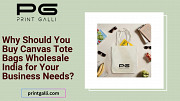 Why Should You Buy Canvas Tote Bags Wholesale India for Your Business Needs? - Print Galli Jaipur