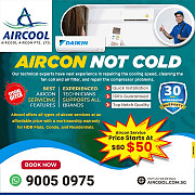 Daikin Aircon Not cold Singapore