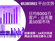 通过以下途径进入俄罗斯市场 Wildberries Beijing
