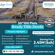JUJA CREEK by DANADA DEVELOPERS Kiambu