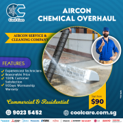 Aircon chemical overhaul Singapore
