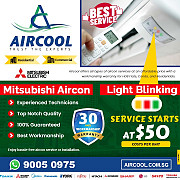 Mitsubishi AC Light Blinking Singapore