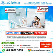 Mitsubishi Heavy vs Electric Aircon from Singapore