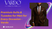 Premium Suits & Tuxedos for Men for Every Occasion - Vardo Denver
