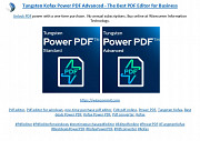 Tungsten Kofax Power PDF Advanced - The Best PDF Editor for Business Dhaka