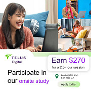 Data Contributor for Paid Study Los Angeles