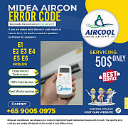 Midea AC e1 Error code Singapore