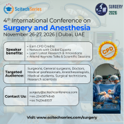 4th International Conference on Surgery and Anesthesia Dubai