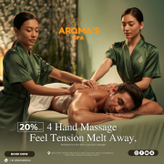 Unwind this Christmas with a rejuvenating massage at Aroma's Spa Bengaluru