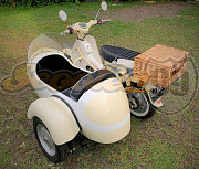 Honda C86 Mini Bike with SidecarRare Retro Classic 86cc , Unique Collectible Motorcycle from London