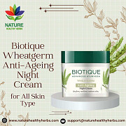 Biotique Wheatgerm Anti-Ageing Night Cream for All Skin Type Denver