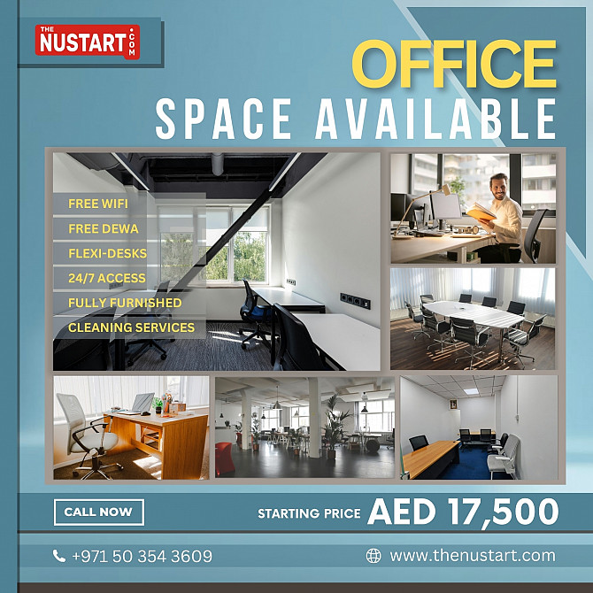 PREMIUM OFFICE SPACES AVAILABLE - FULLY FURNISHED Dubai - photo 1