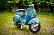 Vespa 150 Medium Blue Classic Italian Style, Fully Restored Toronto