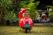 Classic Vespa 150 Red – Fully Restored Vintage Italian Scooter Toronto