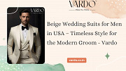 Beige Wedding Suits for Men in USA – Timeless Style for the Modern Groom - Vardo Denver