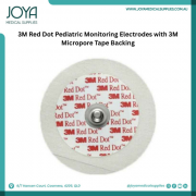 3M Red Dot Pediatric Monitoring Electrodes with 3M Micropore Tape Backing - Joya Medical Supplies Brisbane