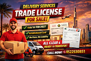 Active Delivery Services Trade License For SaLe Dubai