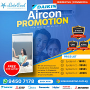 Daikin aircond promotion from Singapore