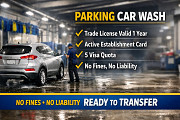 Active Parking Car Wash Business Trade License Available Dubai