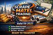Active Scrap Metal Trading License For saLe Dubai