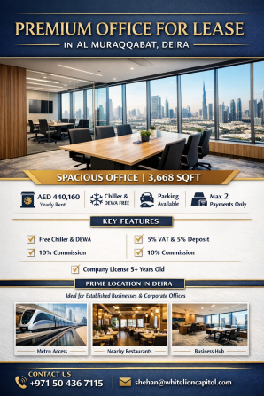 Office for Rent Deira – 3,668 Sqft – Utilities Included Dubai - photo 1