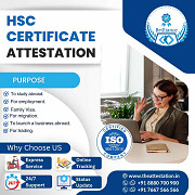 HSC Certificate Attestation Services in India Bengaluru