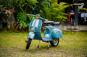 Vespa 150 Medium Blue Classic Italian Style, Fully Restored from Toronto