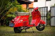 Classic Vespa 150 Red ,Fully Restored Vintage Italian Scooter Munich