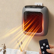 12-Hour Timer, Auto Shut Off – Quiet & Space-Saving Ceramic Mini Heater (Silver) Haridwar