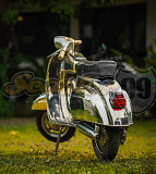 Vespa 90 Super Sprint Full StainlessSteel Edition by Scooter9 Phoenix