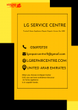 Lg Authorized Repair Service Dubai √ 0569707311 Dubai