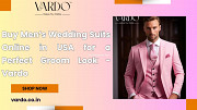 Buy Men’s Wedding Suits Online in USA for a Perfect Groom Look - Vardo Denver