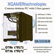 Custom produced Ryzen 7 PC with GeForce RTX 3050 Nairobi