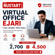 DED & DLD Approved Virtual Office Ejari in Dubai  from Dubai