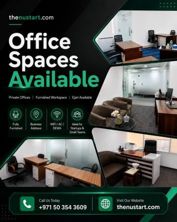 Furnished Office Space in Dubai with Ejari Dubai - photo 1