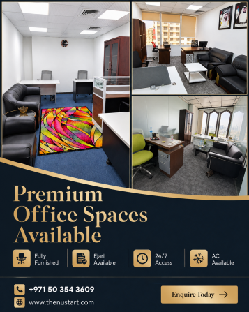Dubai Furnished Office with Ejari, AC & 24/7 Access Dubai - photo 1