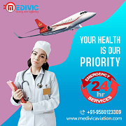 Use the Superior Medical Transport by Medivic Air Ambulance Services in Bagdogra Bagdogra