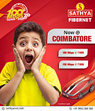 Internet Connection in Coimbatore | SATHYA Fibernet in Coimbatore Coimbatore