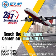 Get Quick ICU Emergency Sky Air Ambulance Services in Bagdogra from Bagdogra