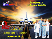 Receive MICU Enabled Air Ambulance from Ranchi to Delhi at Low Fare Ranchi