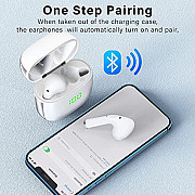 Wireless Earbuds with Wireless Charging Case 60H Washington, D.C.