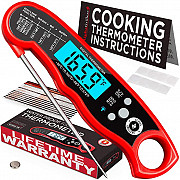 Alpha Grillers Instant Read Meat Thermometer for Grill and Cooking. Chicago