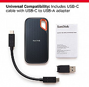 SanDisk 1TB Extreme Portable SSD - Up to 1050MB/s - USB-C, USB 3.2 Gen 2 - Chicago