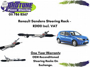 Renault Sandero - OEM Reconditioned Steering Racks from Johannesburg