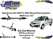 Opel Corsa LDV 2005 To 2010 Model - OEM Manual Reconditioned Steering Racks from Johannesburg
