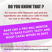 Learn how to successfully bake like a Pro in Just 28 days! Ibadan