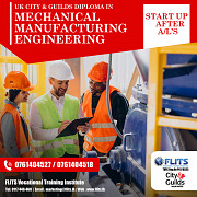 City & Guilds – Level 3 Diploma in Mechanical Manufacturing Engineering from Colombo