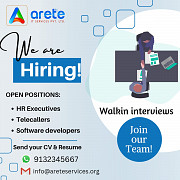 Hiring for telecallings, software developers and HR executes from Vijayawada